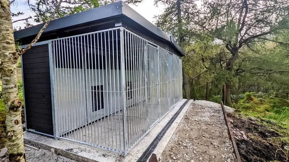 Benchmark Dog Kennel with Apex Roof - Triple 12 x 8ft, Eco Thermal Range