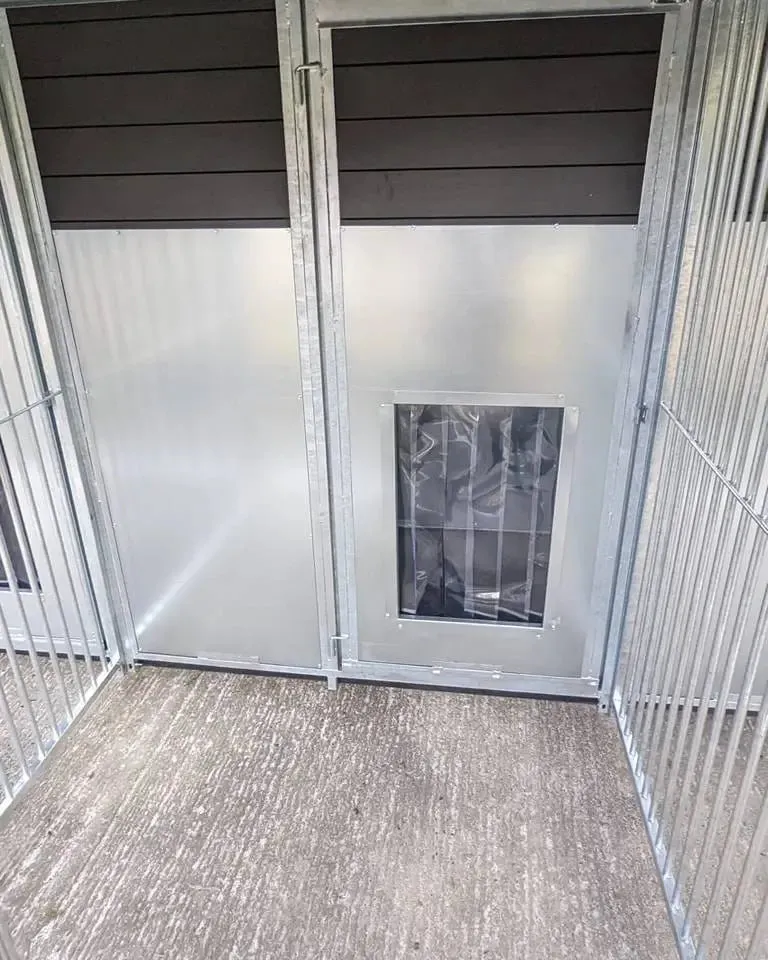 Benchmark Dog Kennel with Apex Roof - Triple 12 x 8ft, Eco Thermal Range