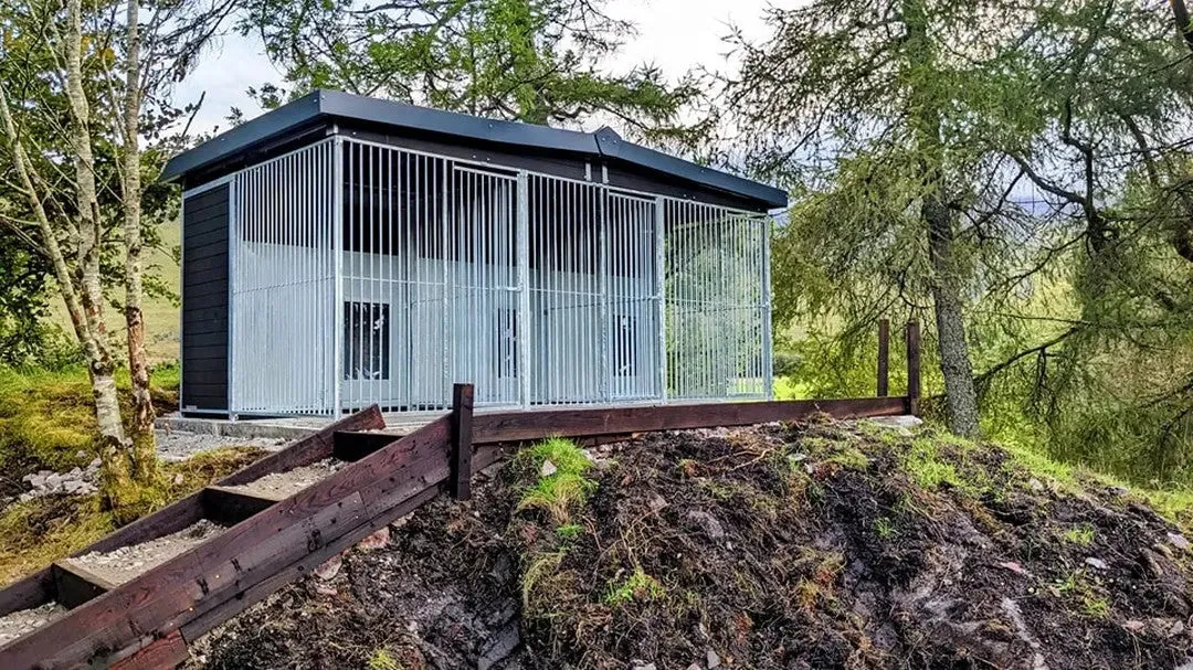 Benchmark Dog Kennel with Apex Roof - Triple 12 x 8ft, Eco Thermal Range