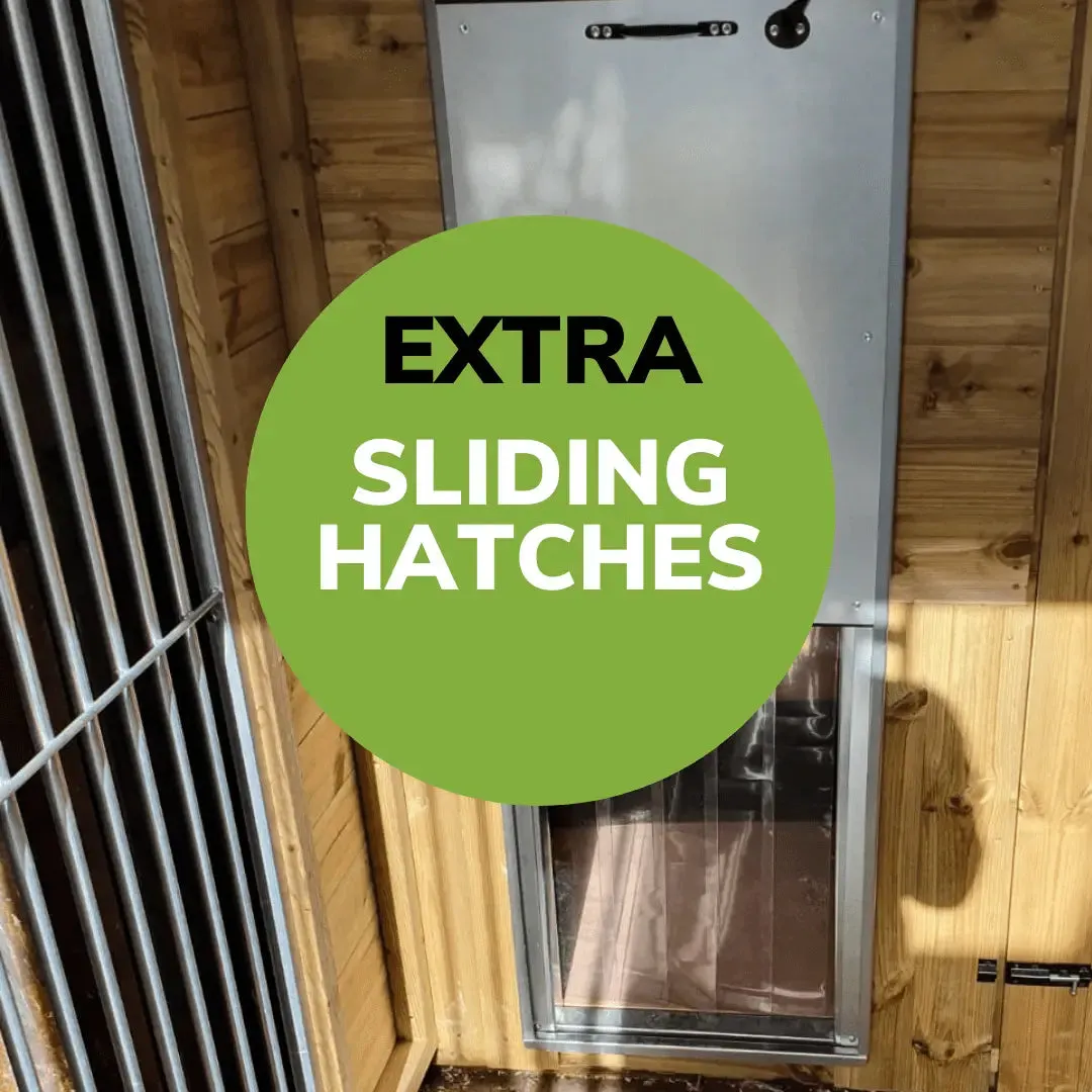 Benchmark Dog Kennel with Apex Roof - Triple 12 x 8ft, Eco Thermal Range