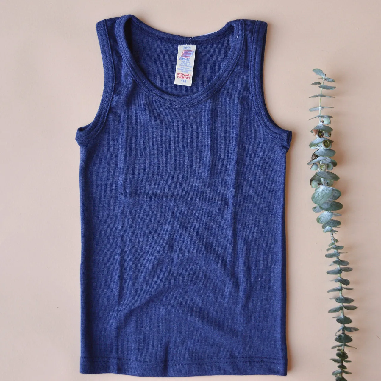 Child's Sleeveless School Vest - Wool/Silk (5-16y)