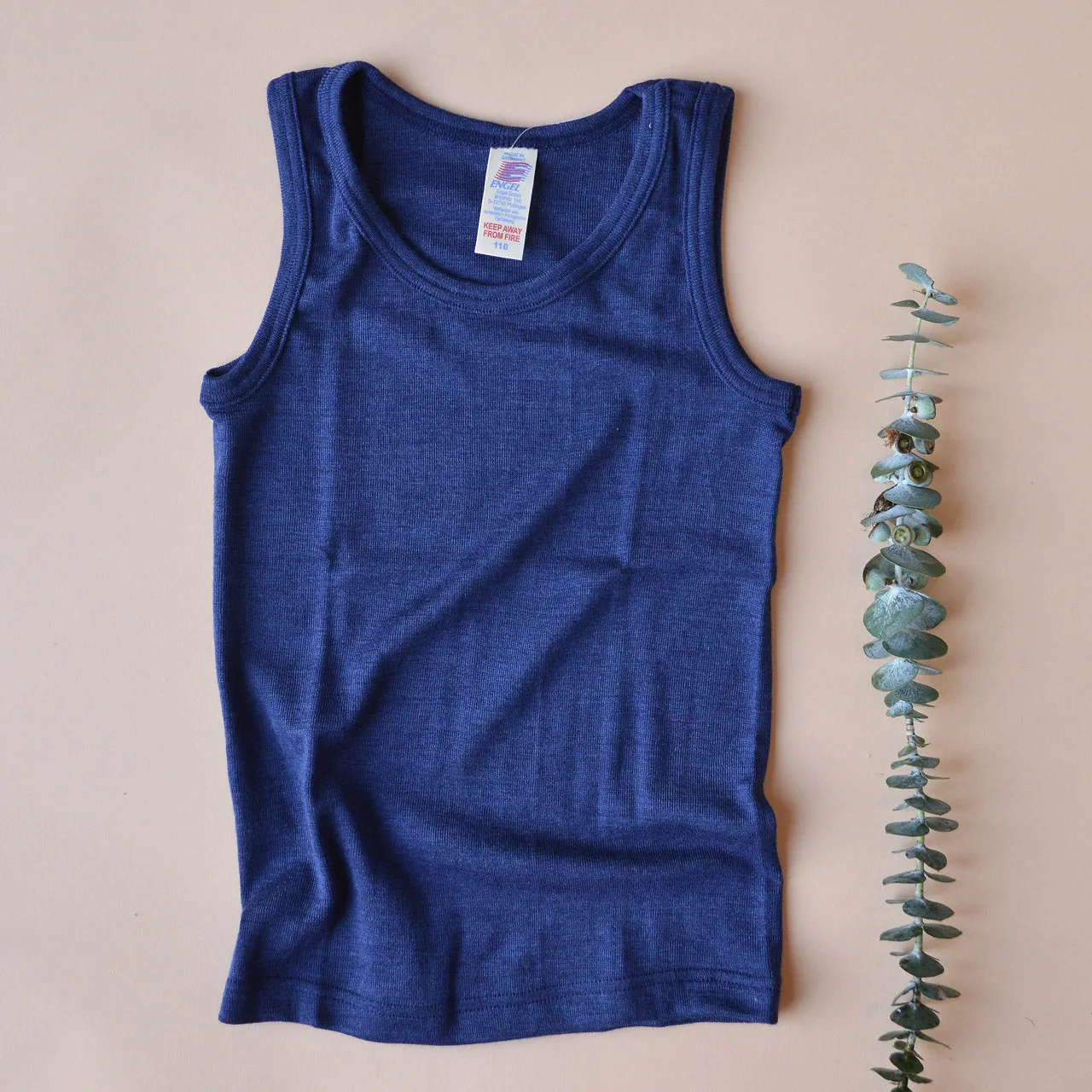 Child's Sleeveless School Vest - Wool/Silk (5-16y)