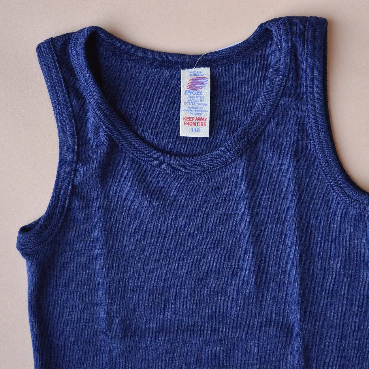 Child's Sleeveless School Vest - Wool/Silk (5-16y)