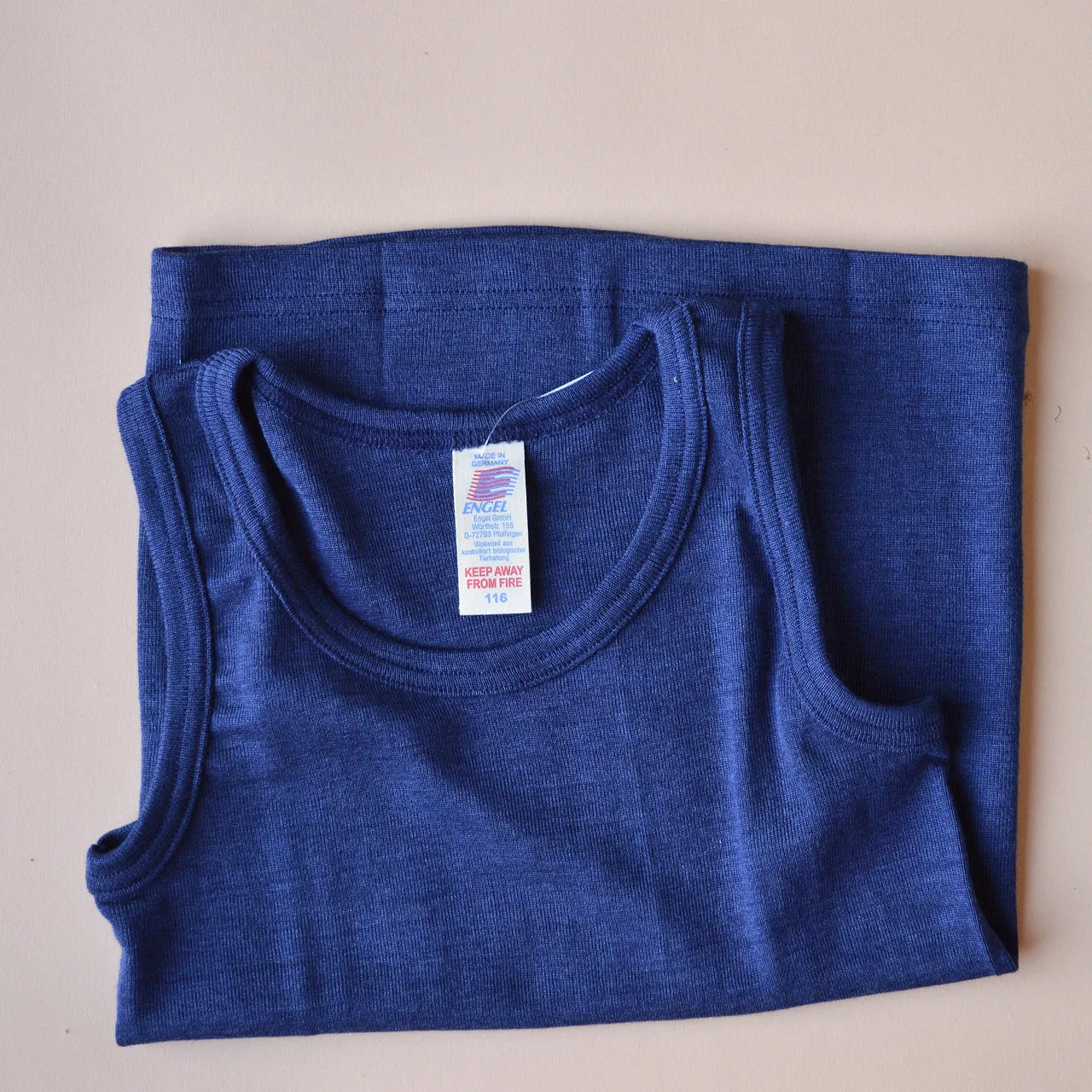 Child's Sleeveless School Vest - Wool/Silk (5-16y)