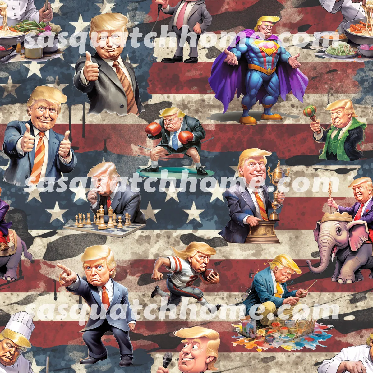 Donald Trump Themed Boys / Teen Boxer Briefs Underwear