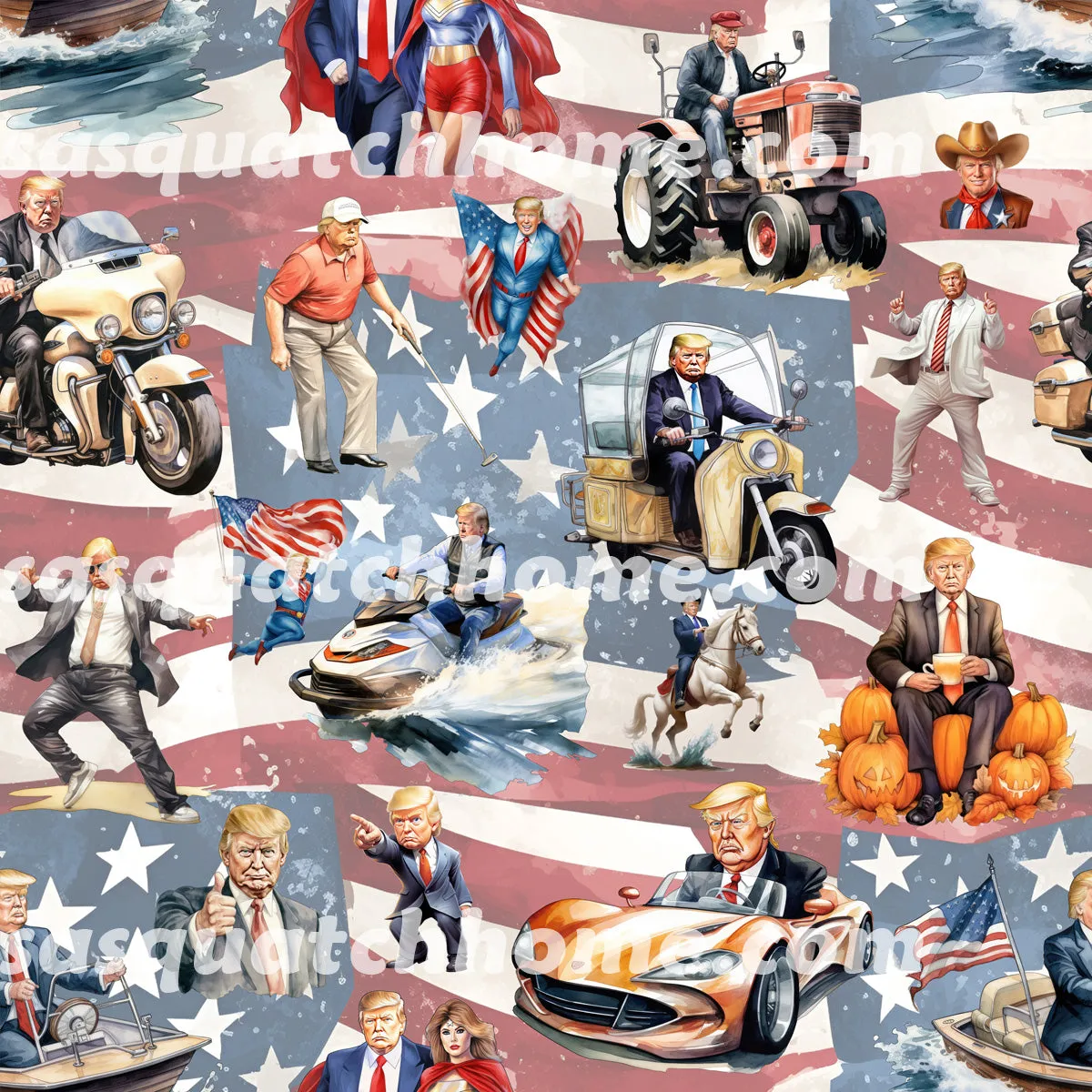 Donald Trump Themed Boys / Teen Boxer Briefs Underwear