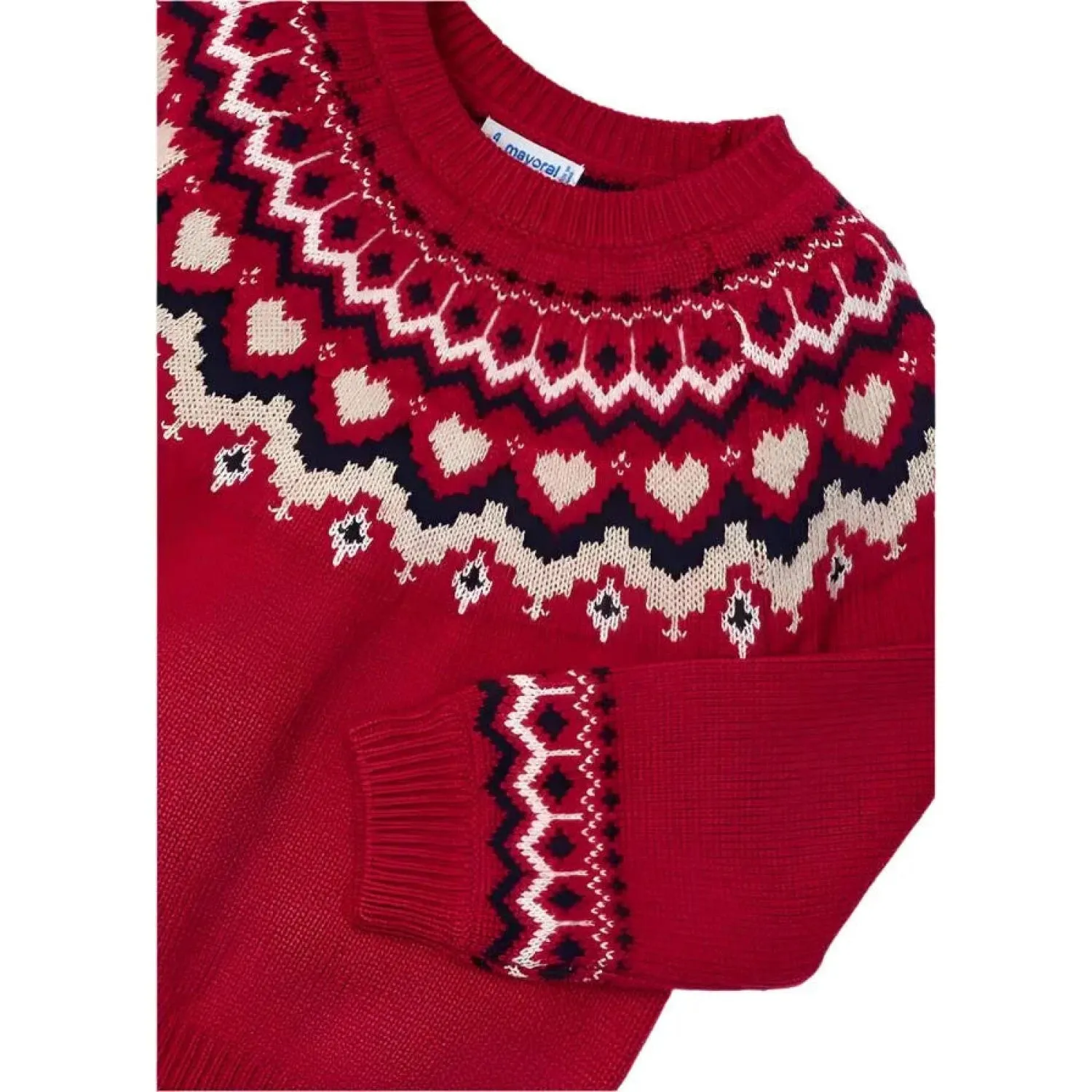 G's Jacquard Border Sweater