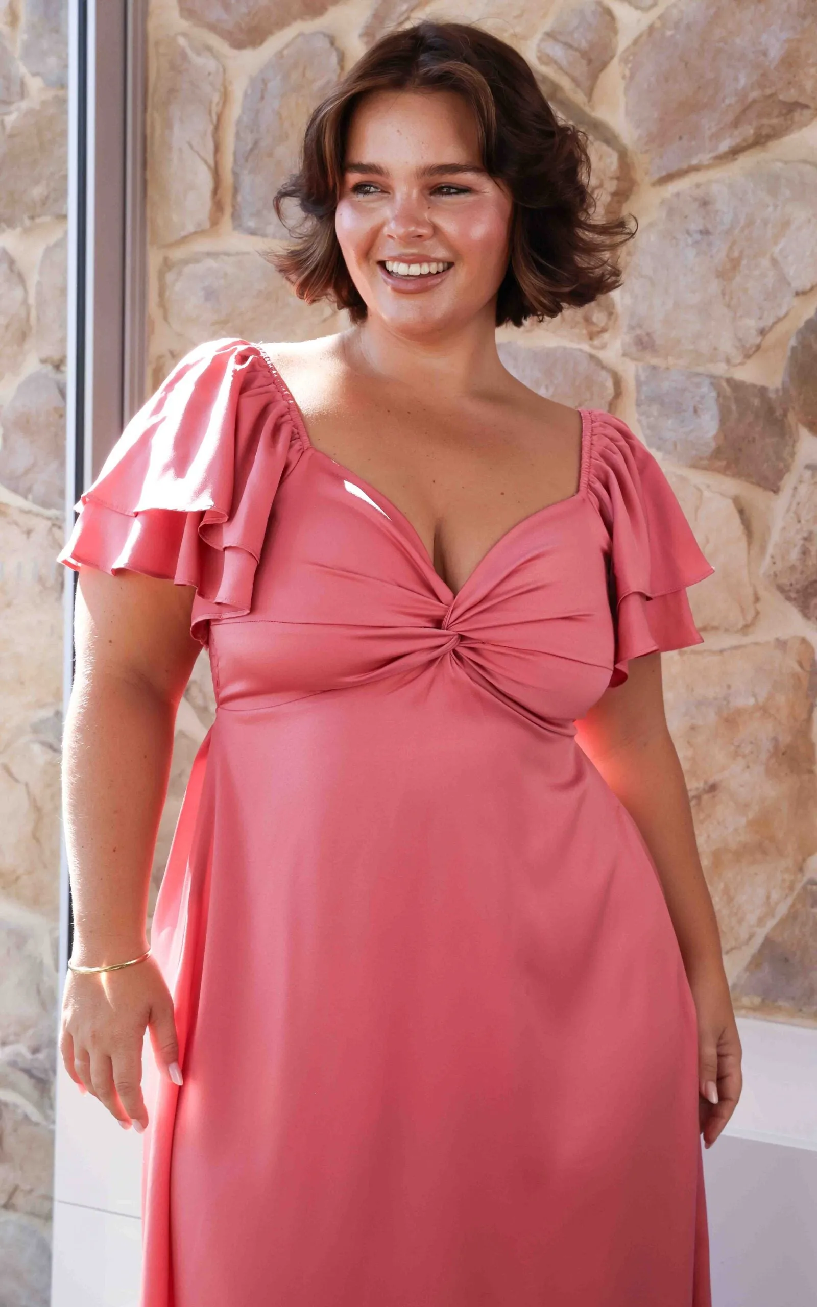 In The Sky Maxi Dress - Rose Blossom
