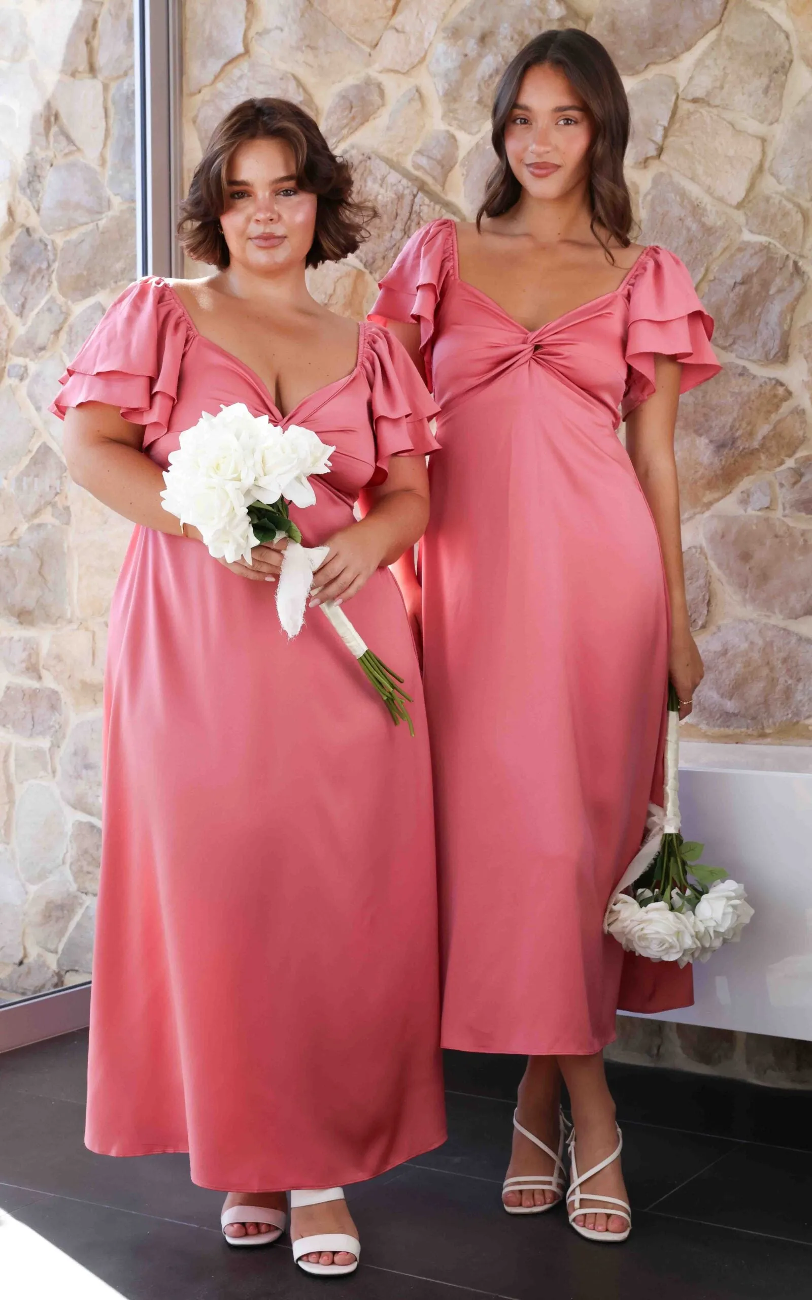 In The Sky Maxi Dress - Rose Blossom