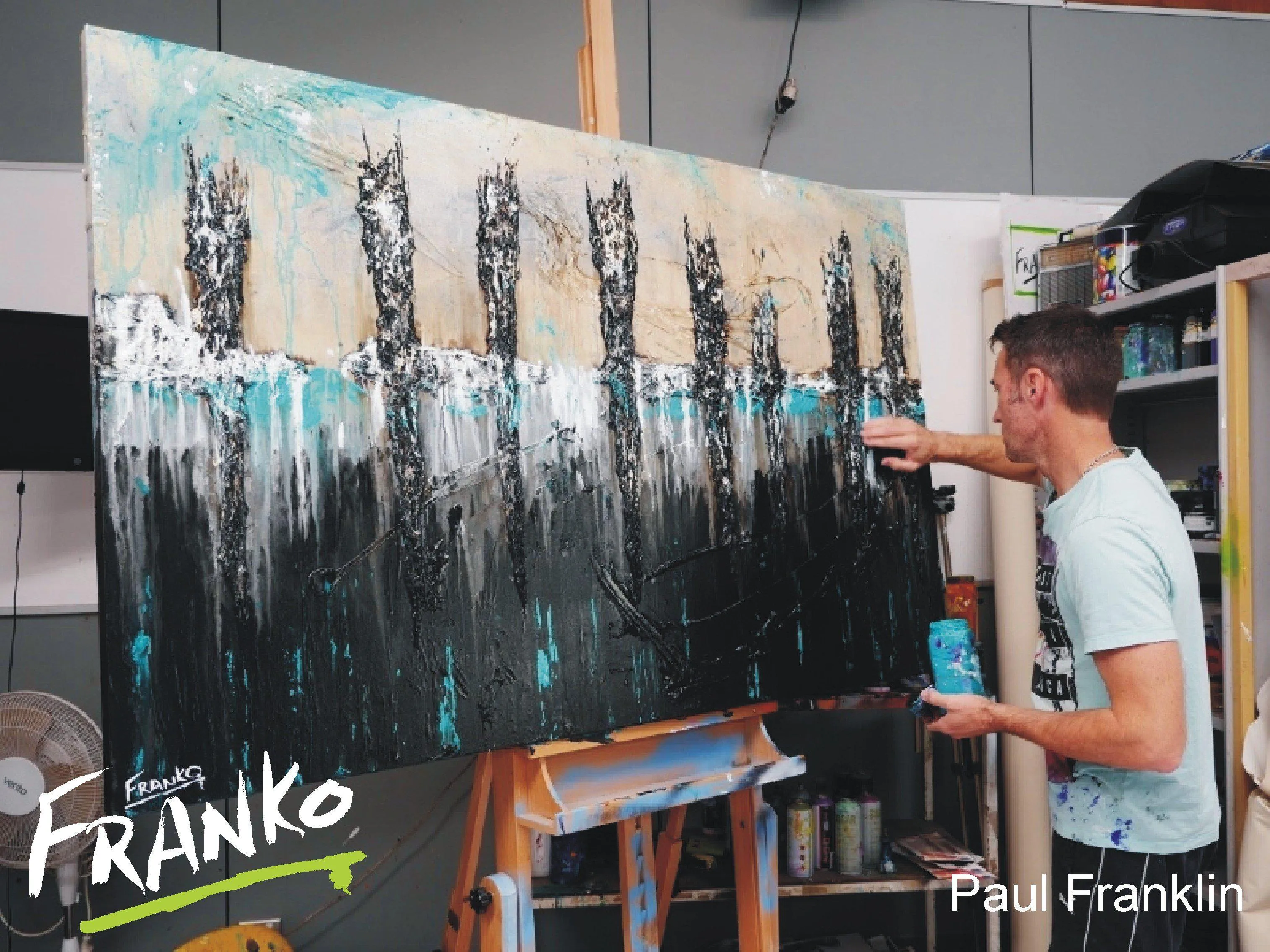 Jaded Beauty 160cm x 100cm Black Abstract Painting