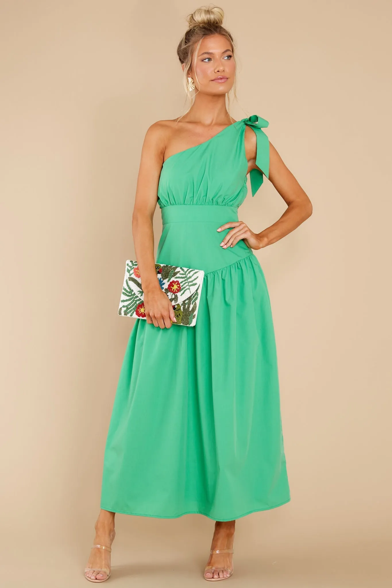 Like No Other Green Maxi Dress