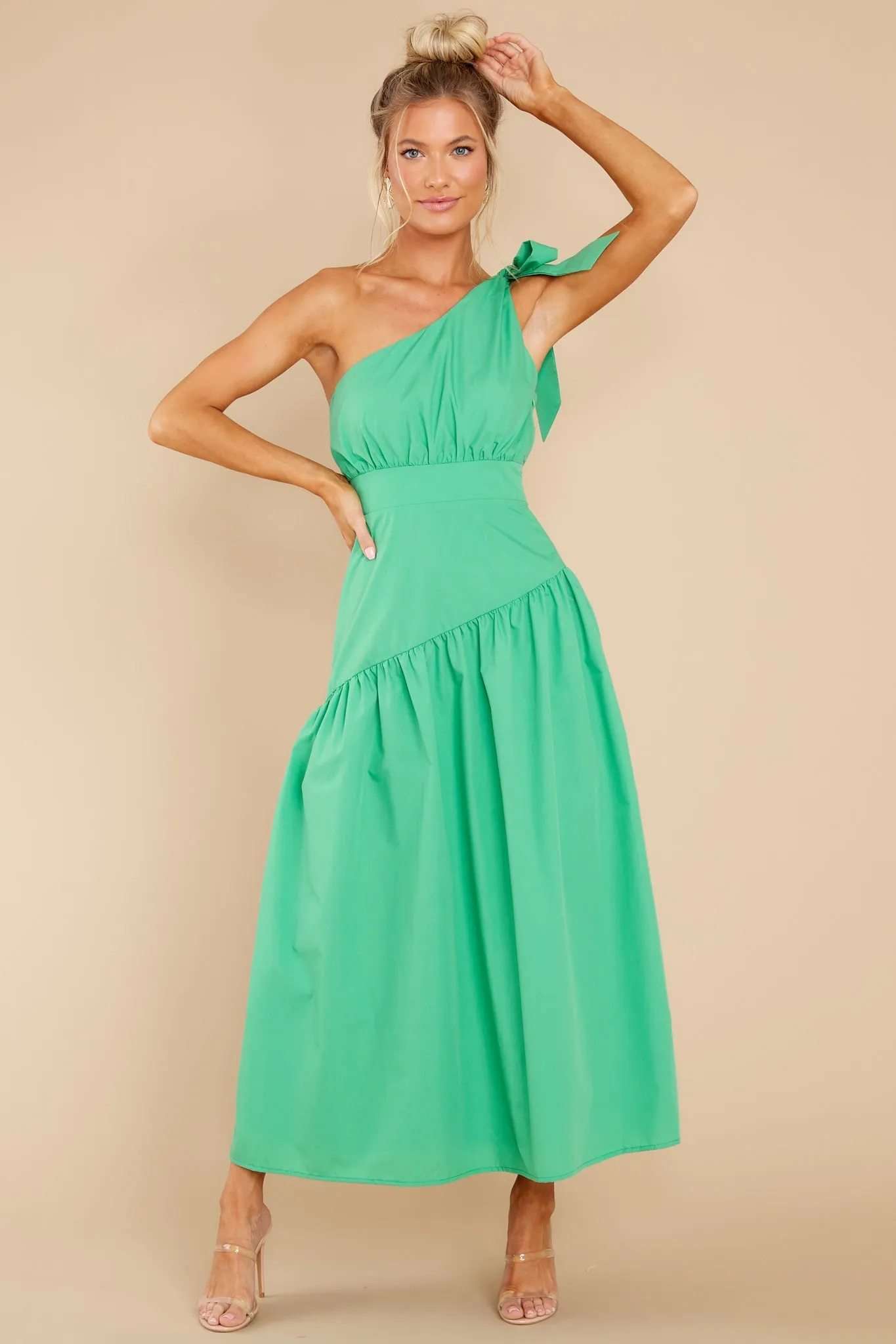 Like No Other Green Maxi Dress
