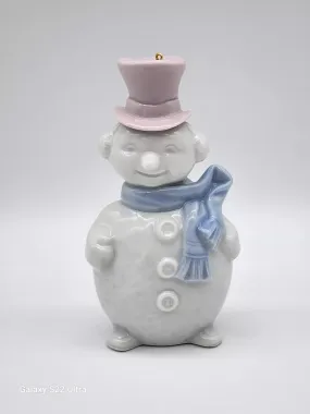 Lladro Retired Snowman Ornament