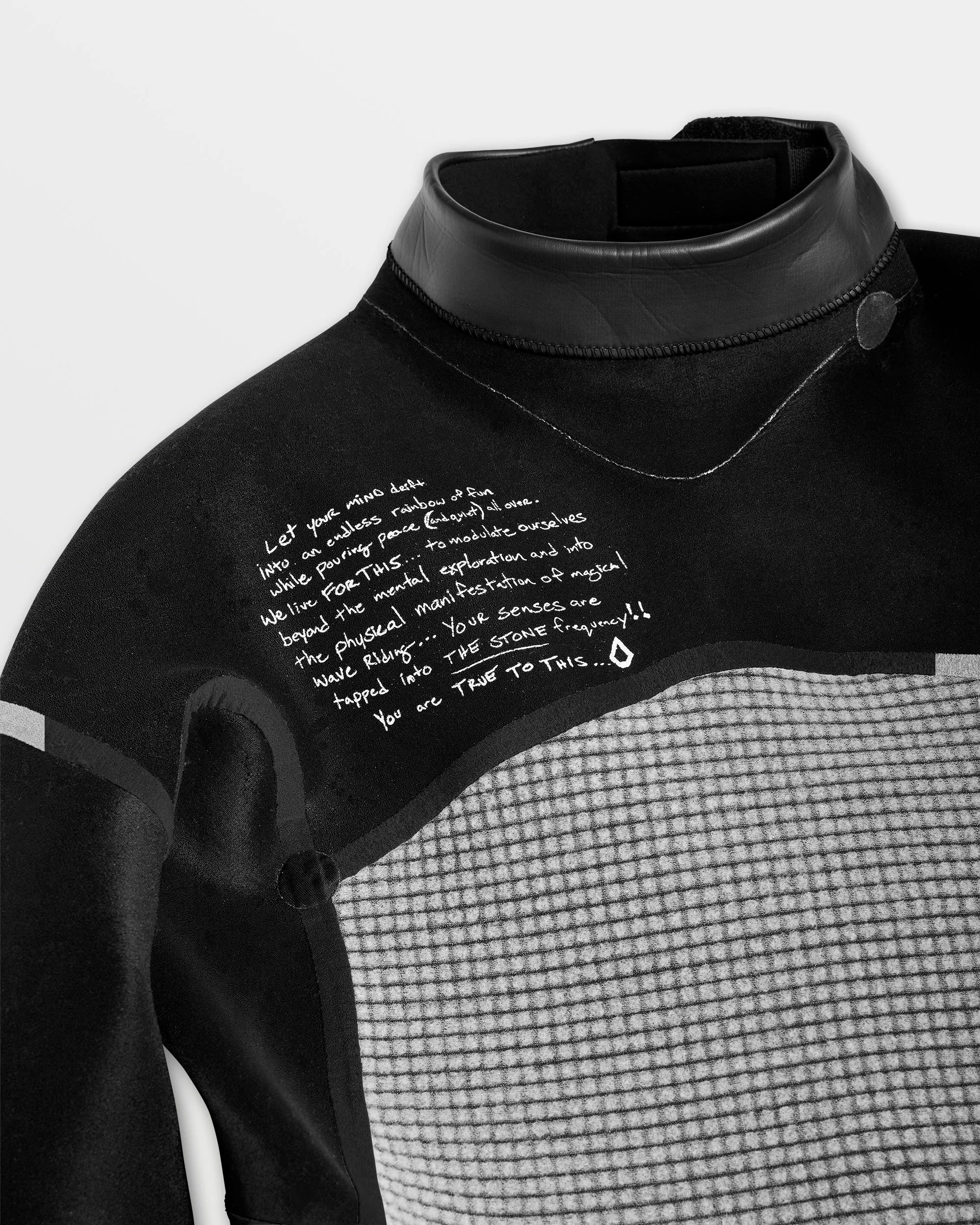 Mens Modulator 3/2mm Long Sleeve Back Zip Fullsuit - Black