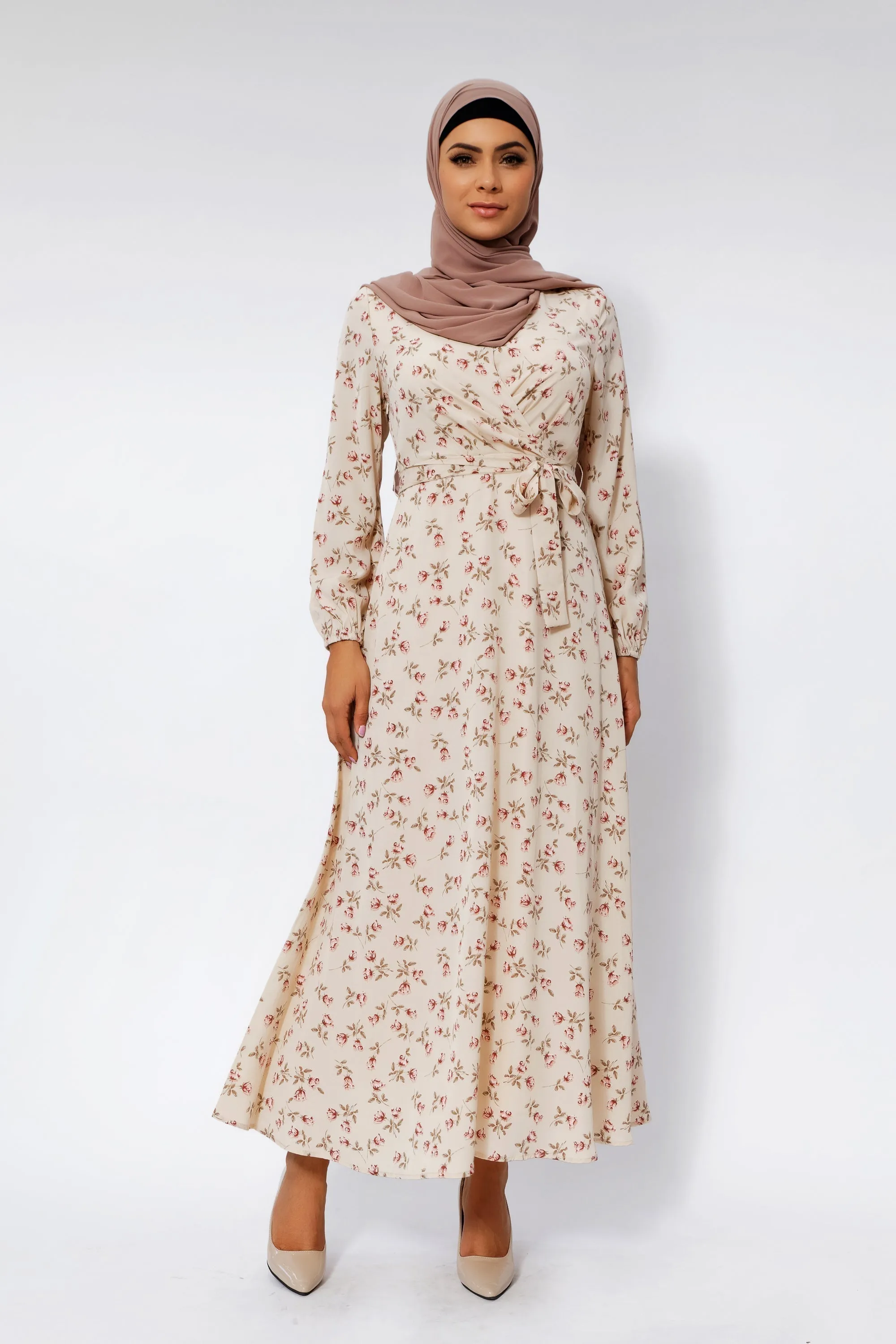Petal Perfect Cream Maxi Dress-CLEARANCE