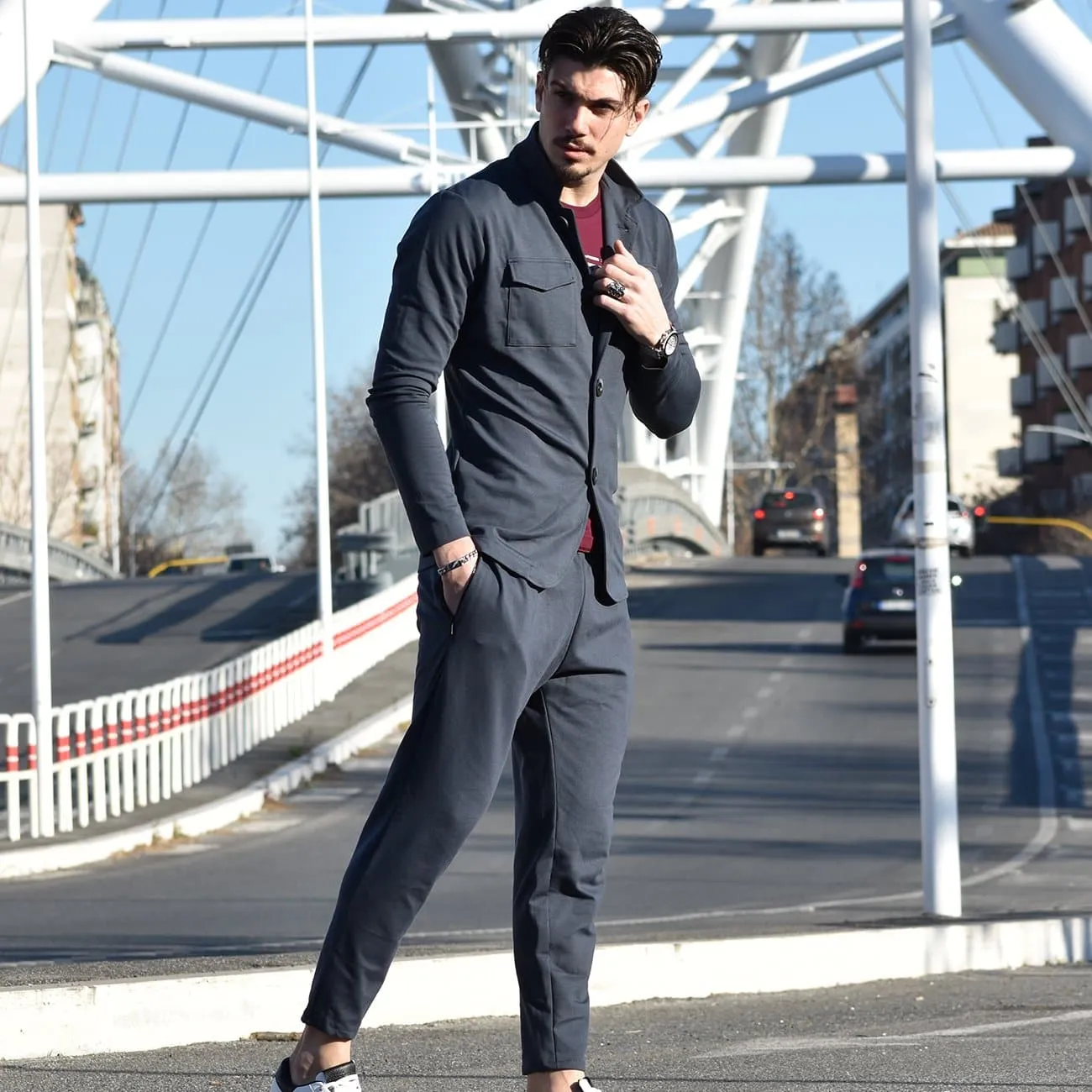 Roma Sport Coat - Graphite