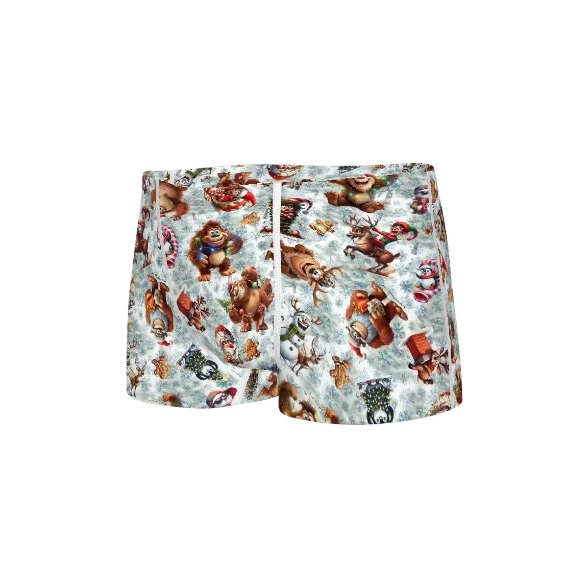 Sasquatch, Bigfoot Themed Boys Teen Boxer Briefs Underwear