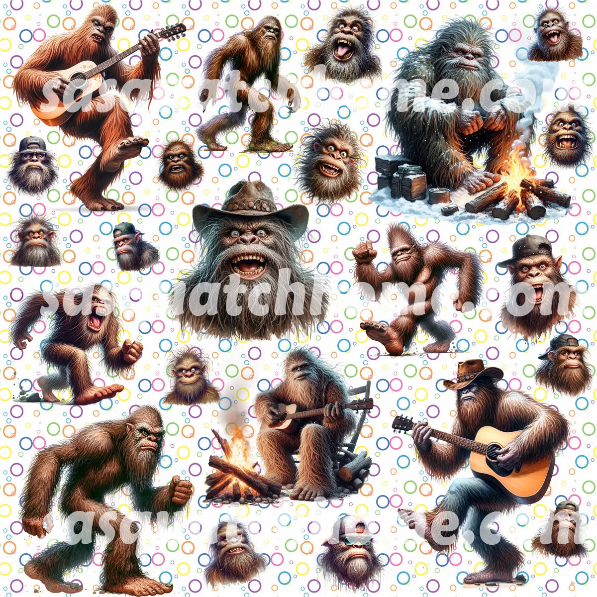 Sasquatch, Bigfoot Themed Boys Teen Boxer Briefs Underwear