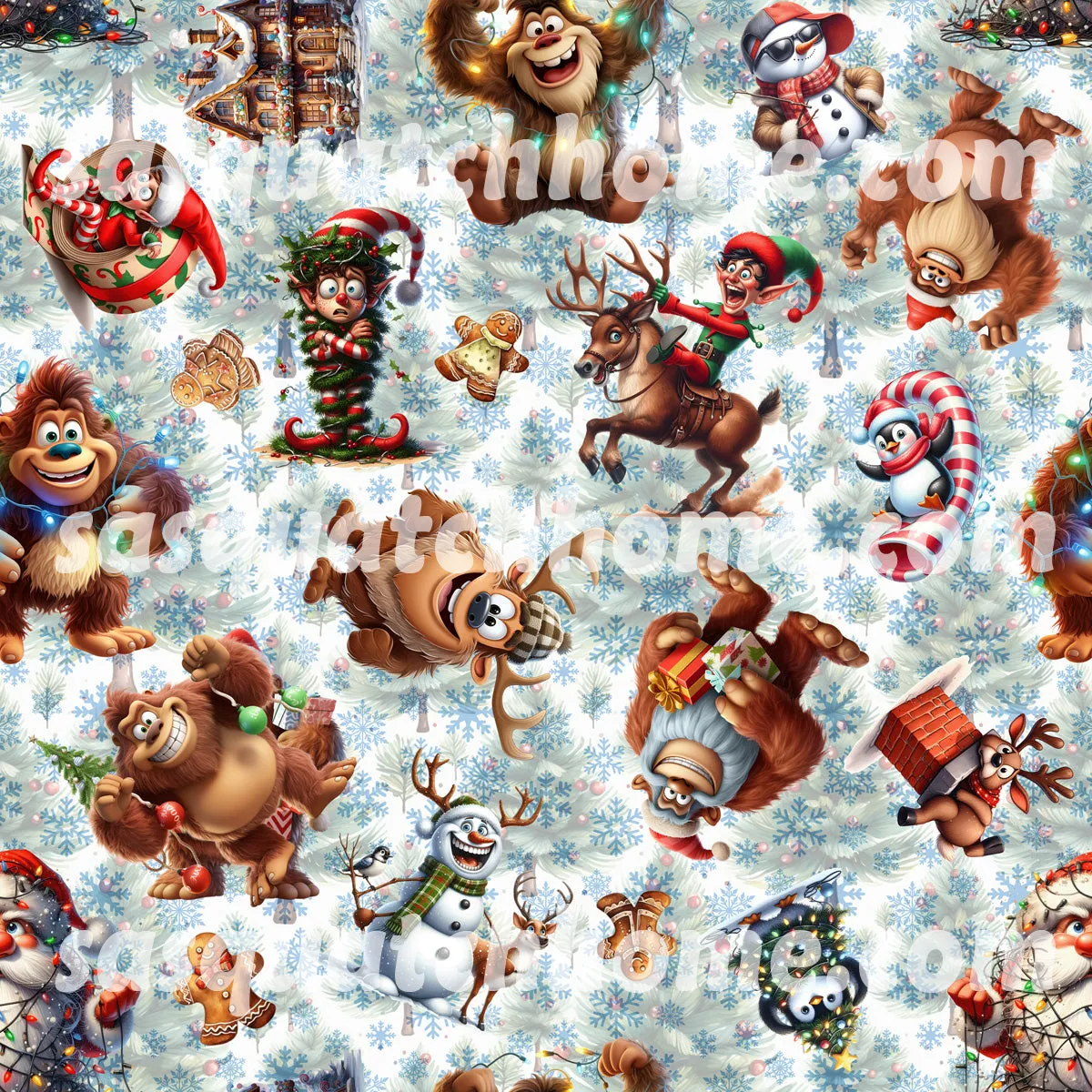 Sasquatch, Bigfoot Themed Boys Teen Boxer Briefs Underwear
