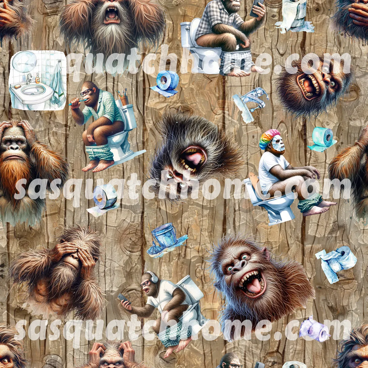 Sasquatch, Bigfoot Themed Boys Teen Boxer Briefs Underwear