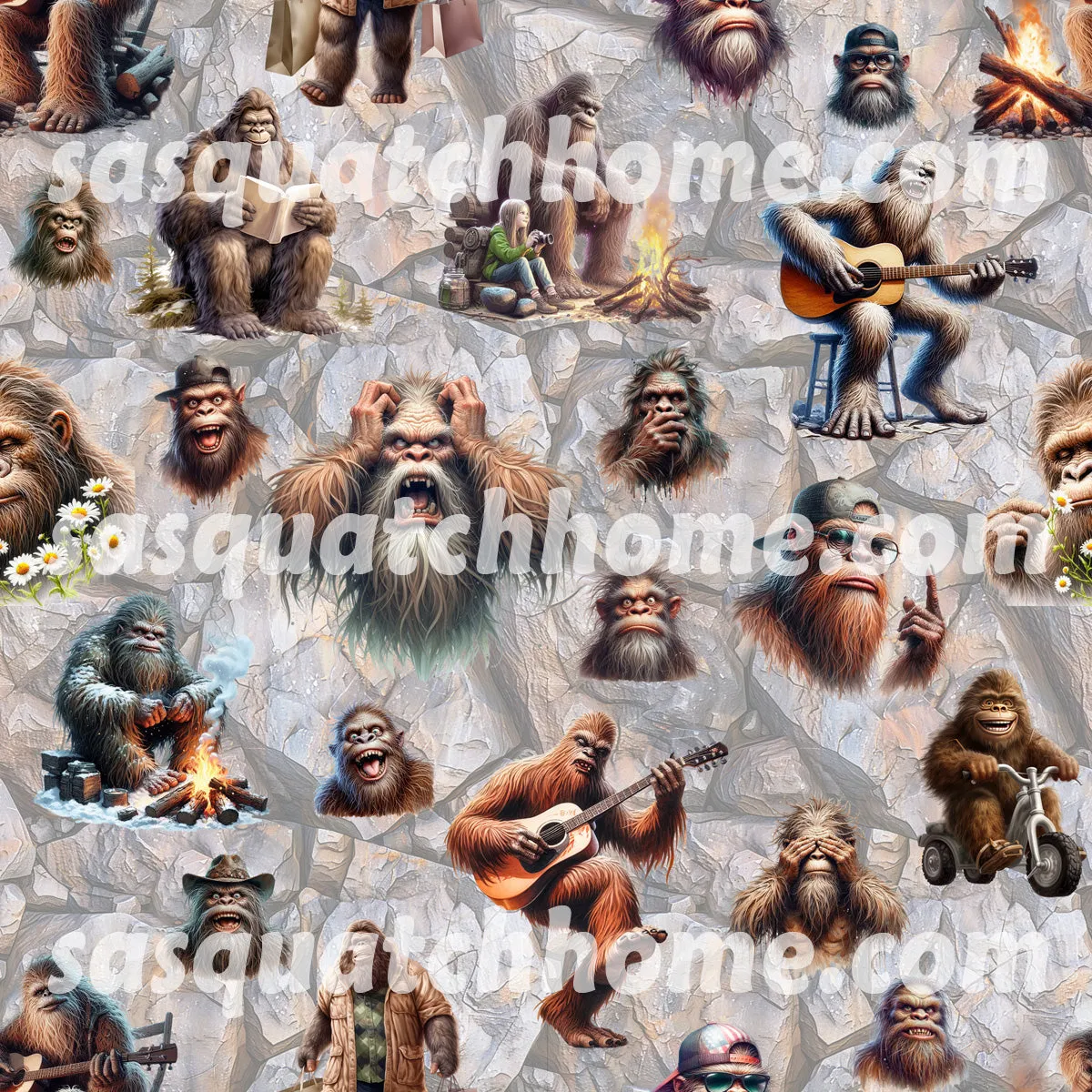 Sasquatch, Bigfoot Themed Boys Teen Boxer Briefs Underwear