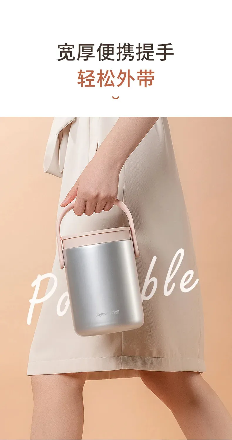 Thermal Insulated Lunch Box Stainless Steel5558(SA2405-46)-Brown