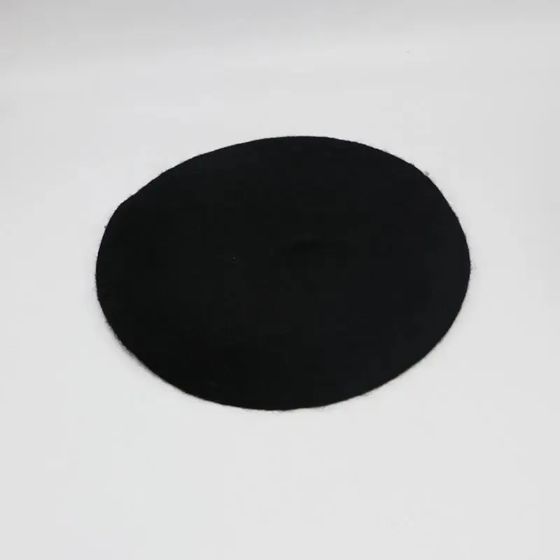 Warm Wool Beret – Soft Solid Winter Hat